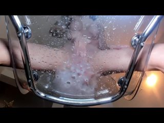 beautiful video of masturbation and squirt orgasm from the chair